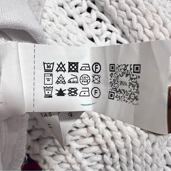 Zara EUC Cropped Button Down Studs Front Pockets Top Size XS - Picture 12 of 12